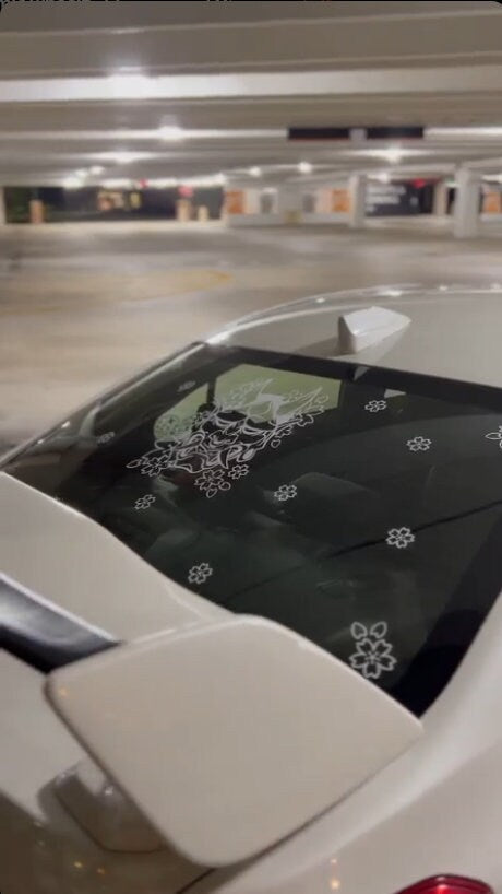 ONI SAKURA BANNER | cherry blossom |