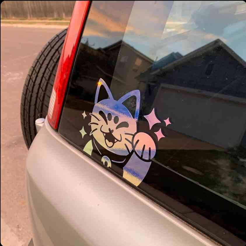 LUCKY CAT DECAL
