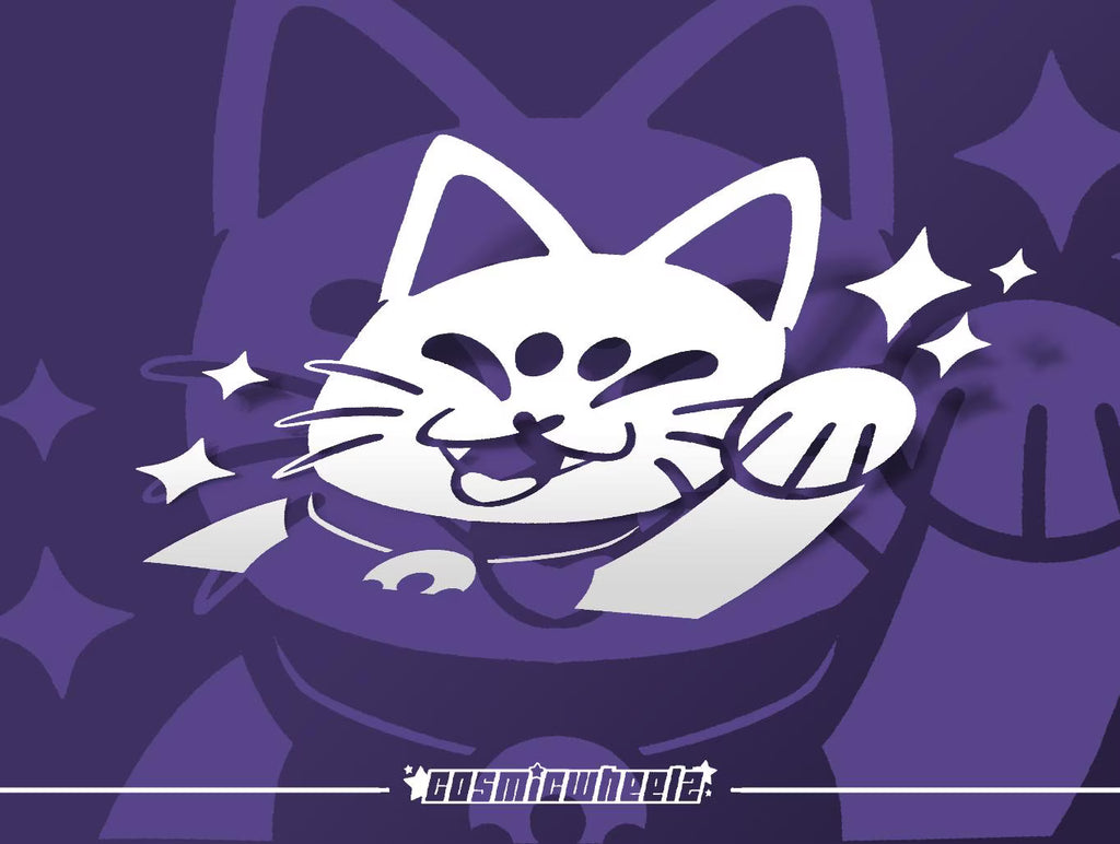 LUCKY CAT DECAL