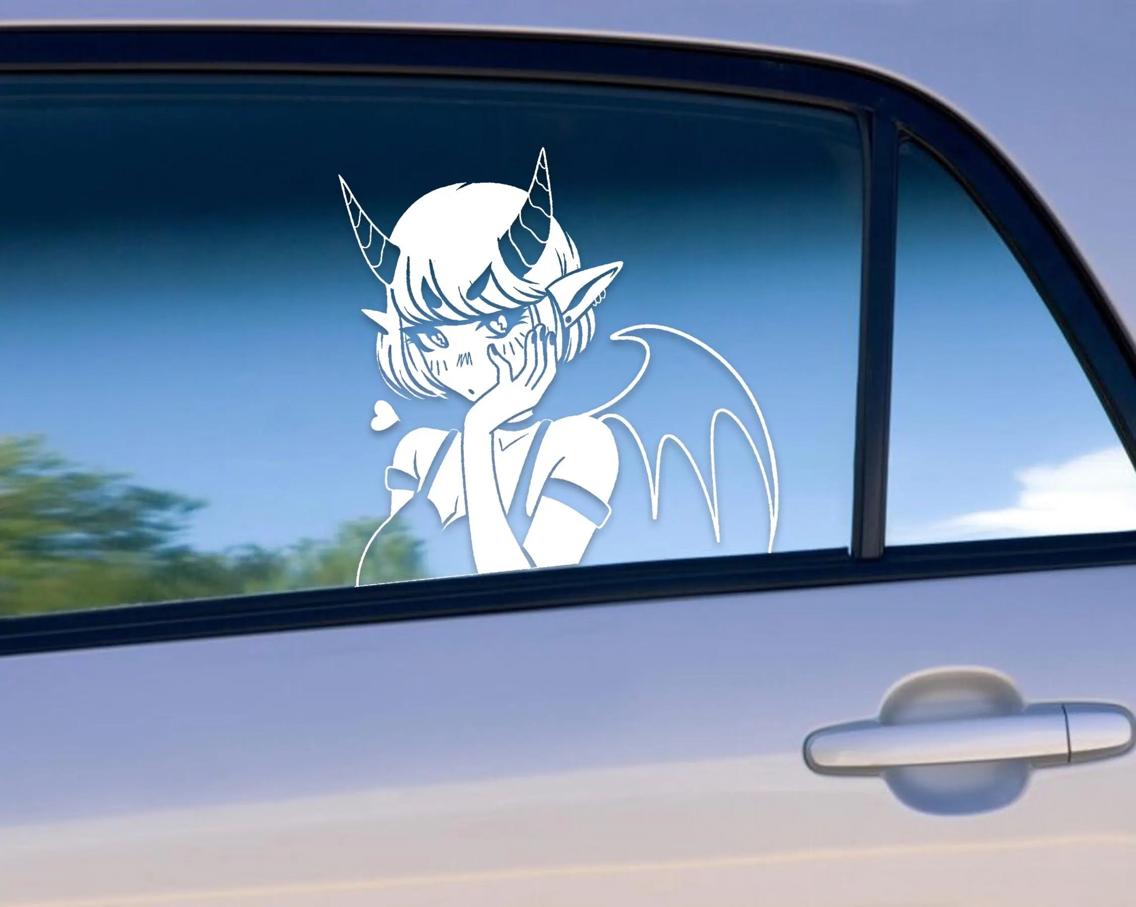 DEMON ANIME GIRL | anime waifu decal