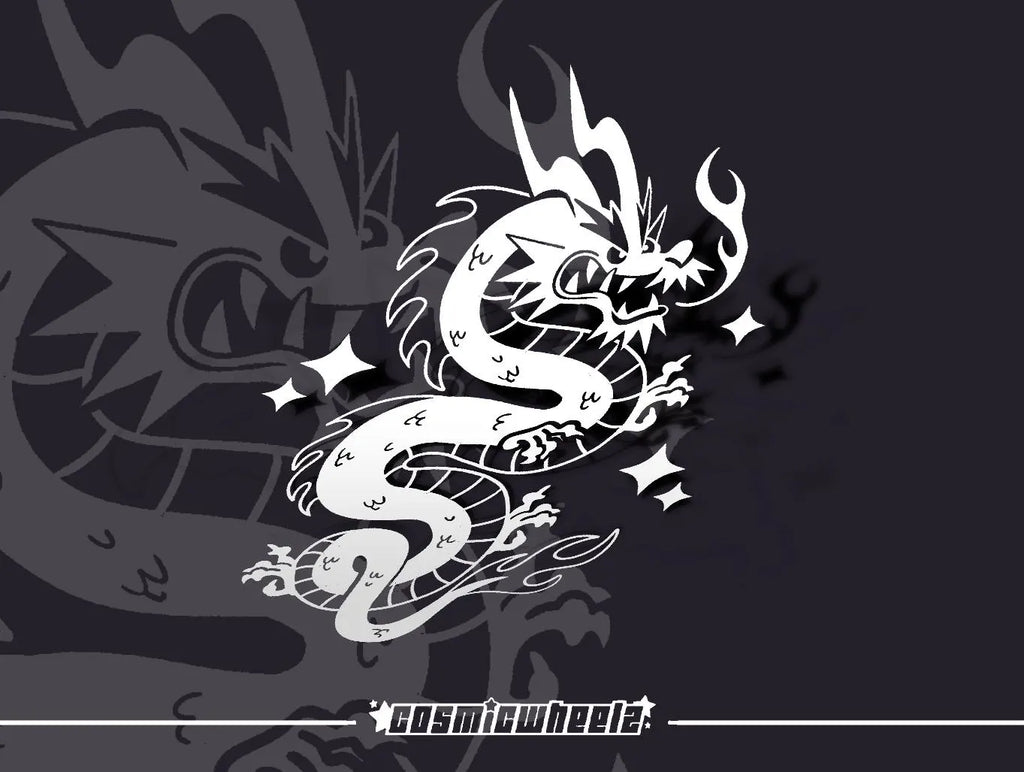 DRAGON BANNER | vinyl sticker | jdm decals |