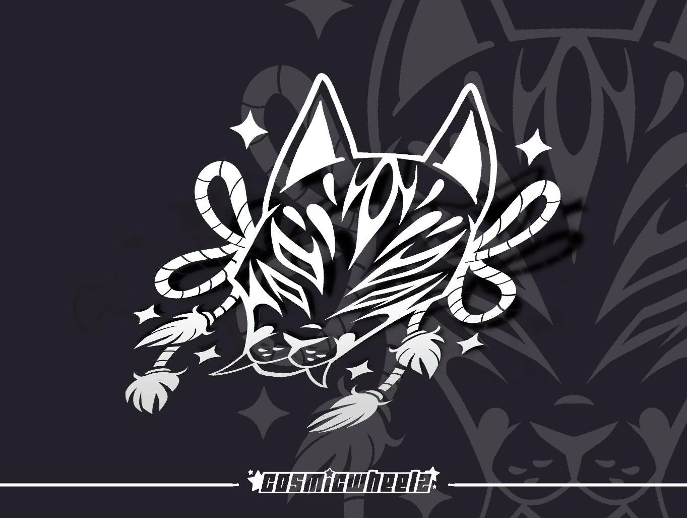 KITSUNE BANNER DECAL