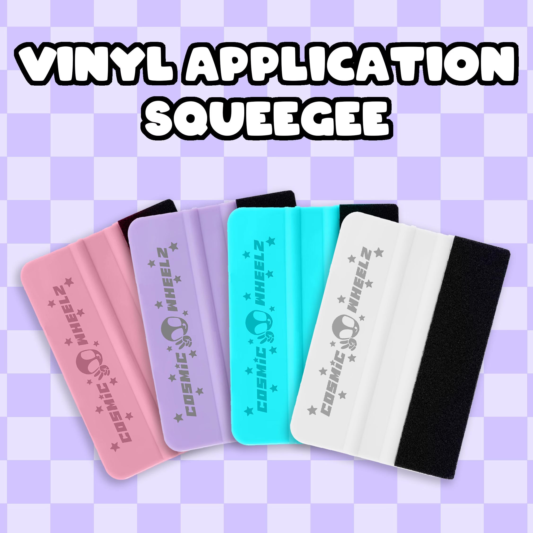 VINYL SQUEEGEE with Felt Edge