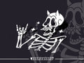 SKULL DUDE PEEKER