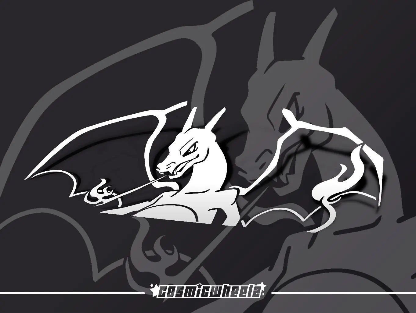 Fire Dragon Vinyl Decal