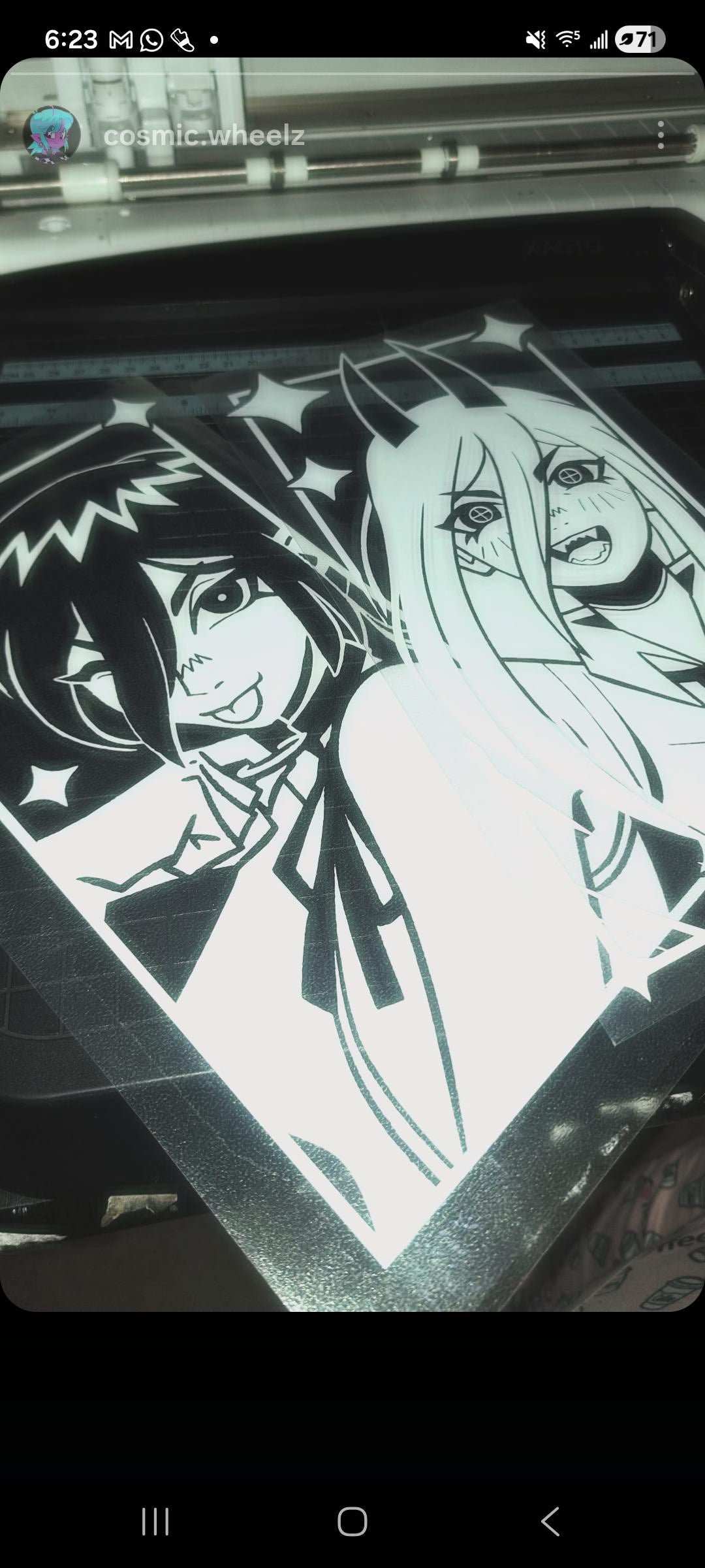 DEVIL ANIME VINYL DECAL | car stickers | anime decal |