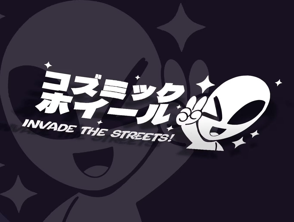 INVADE THE STREETS! Alien decal  | Vinyl Decals | jdm decals | bumper slaps |