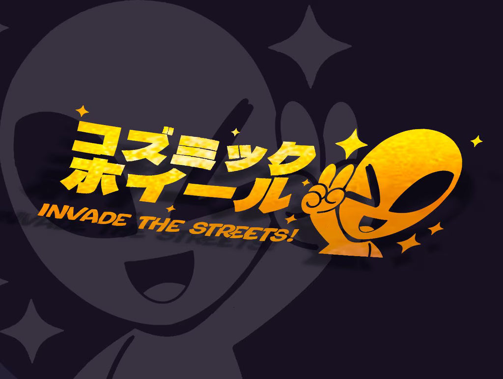 INVADE THE STREETS! Alien decal  | Vinyl Decals | jdm decals | bumper slaps |
