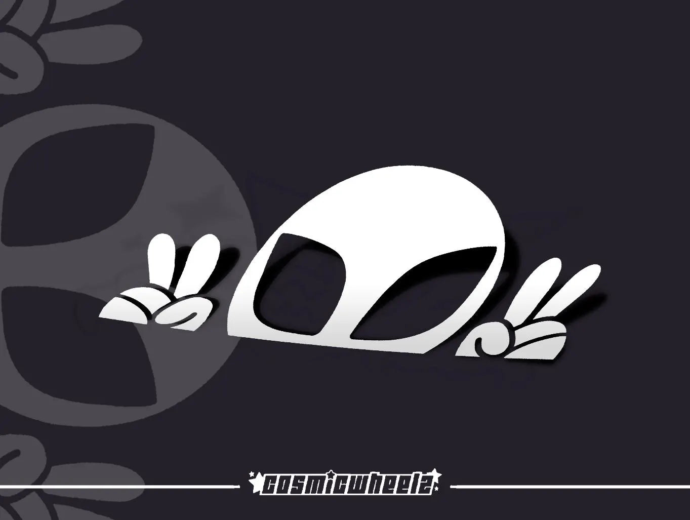 ALIEN PEEKER | Vinyl Decals | jdm decals | bumper slaps |